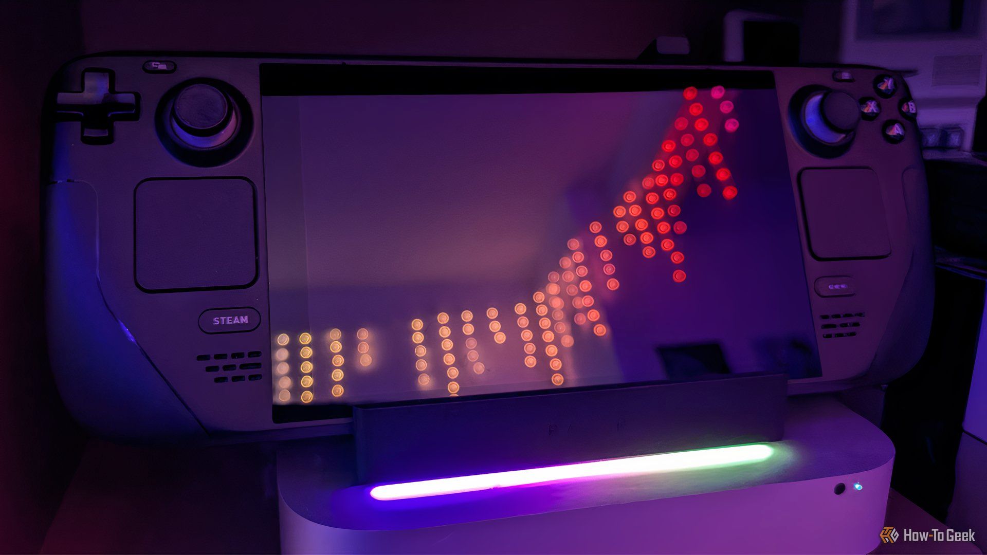An RGB Dock with Pass-Through Charging