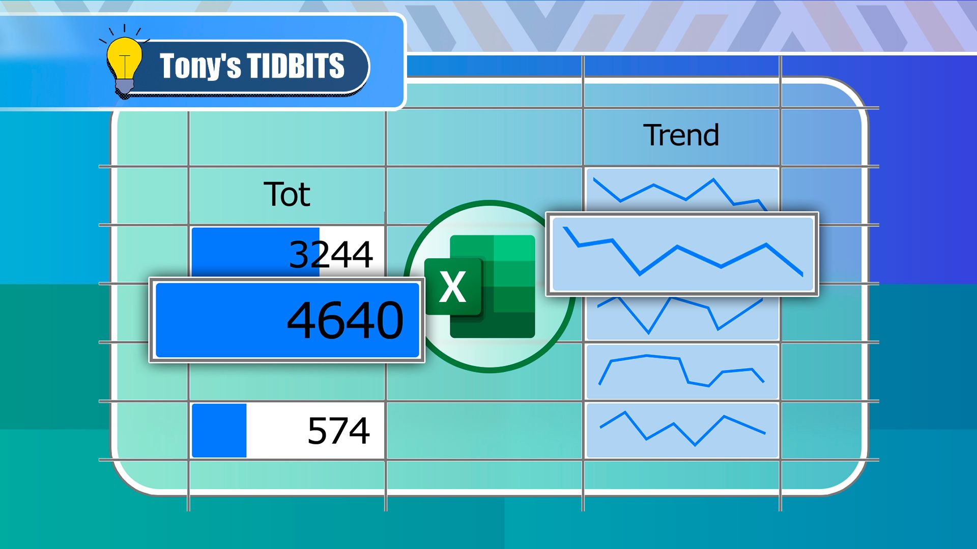 2 Ways to Quickly Visualize Your Excel Data Without Using Extra Space