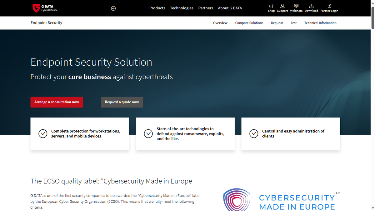 G Data Endpoint Protection Business