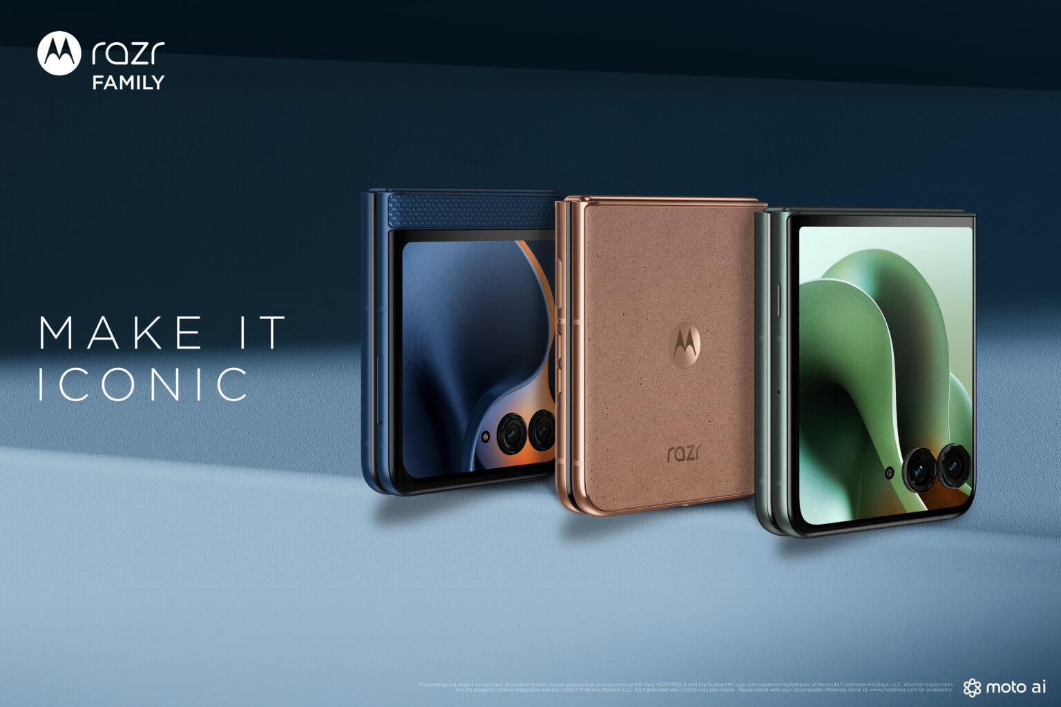Motorola announces super-colorful Razr, Razr+, and Razr Ultra flip phones