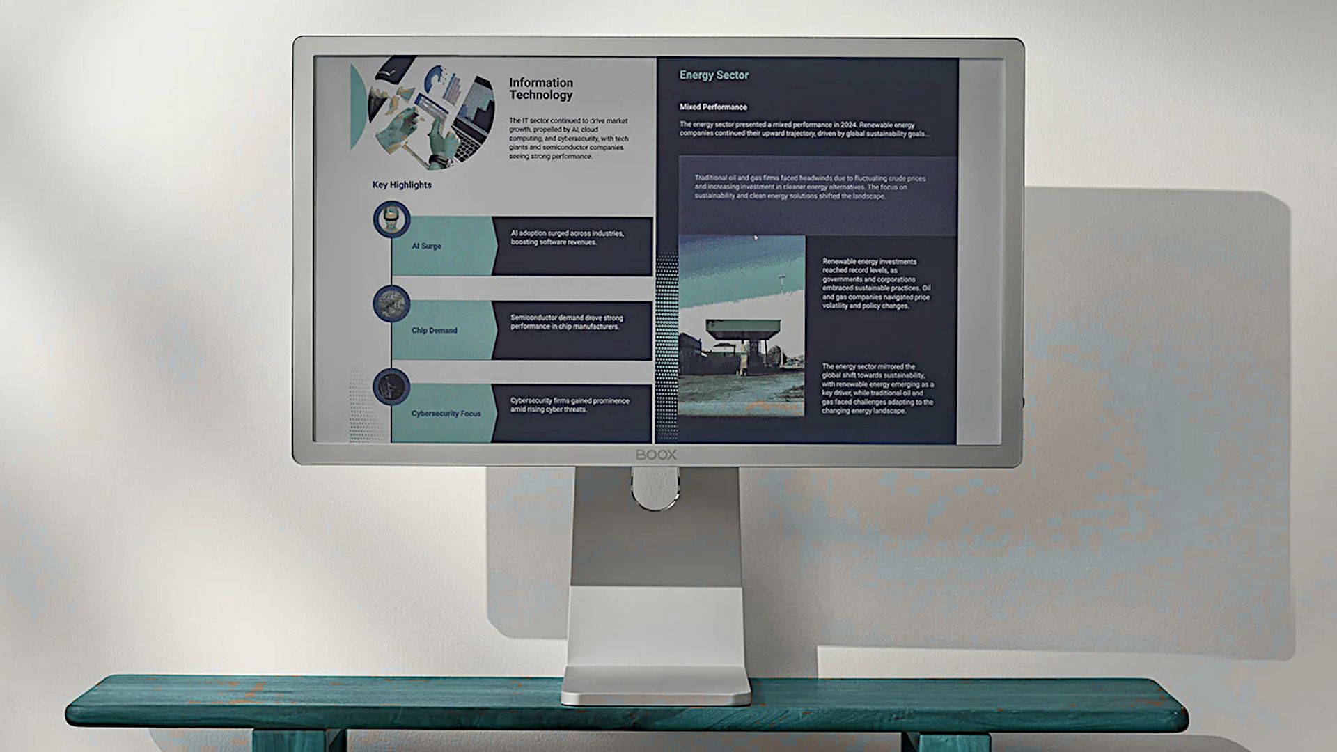 Boox Made a Color E-Ink Monitor for Some Reason