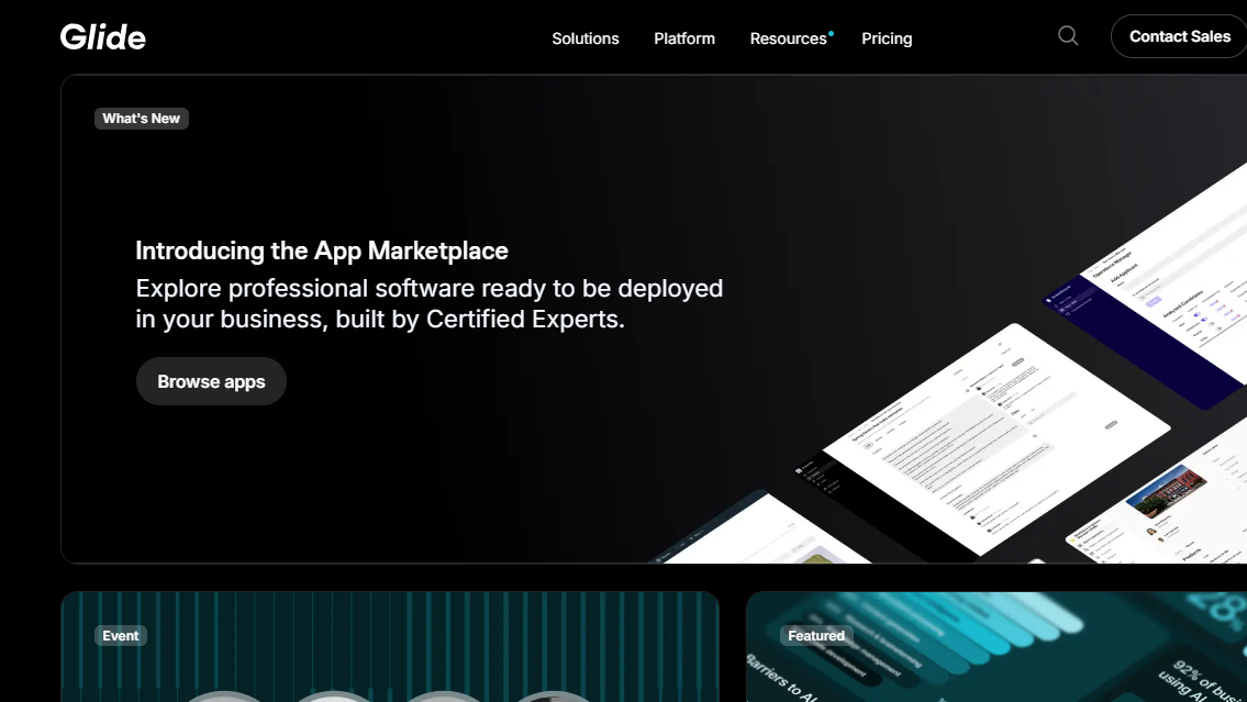 I tried out Glide, a good option if you’re looking to quickly build data-driven apps without much effort